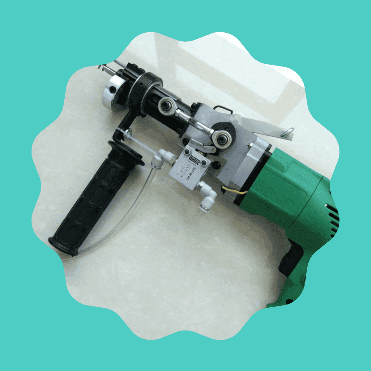 ZQ III pneumatic tufting machine for large rug production