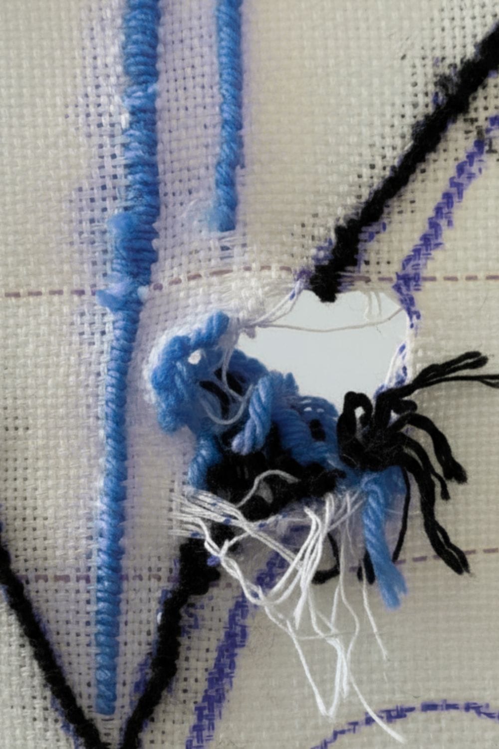 Tufting Gun Tearing the Cloth