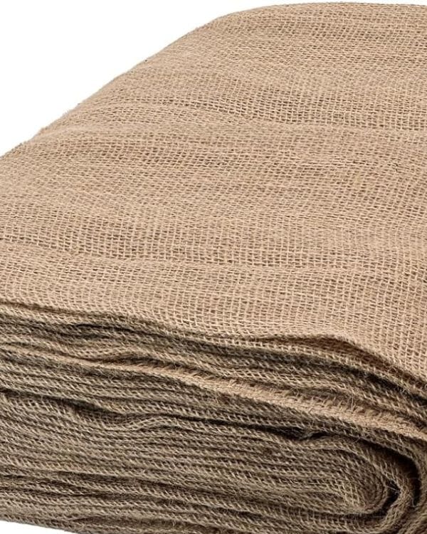 burlap fabric as a base for tufting 
