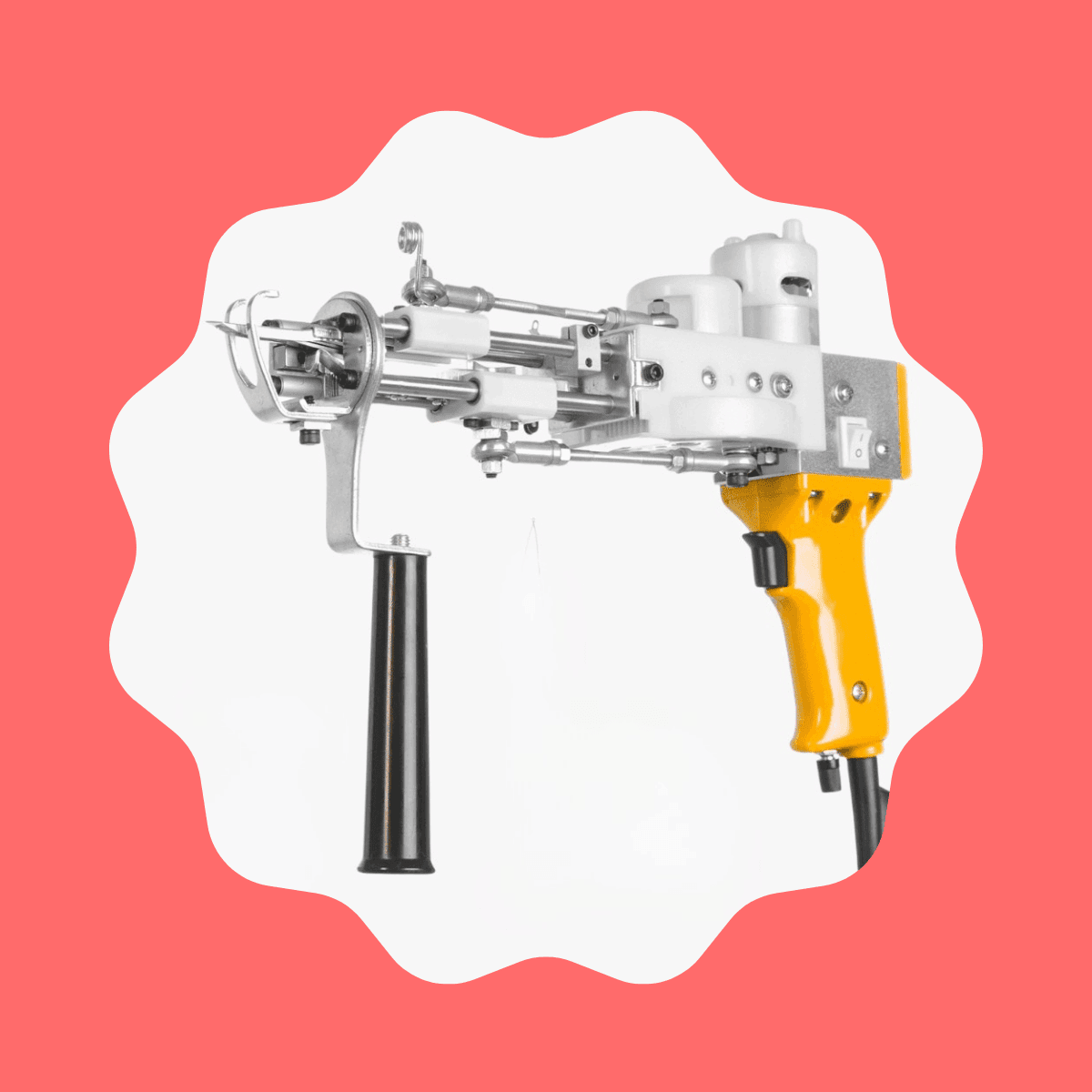 AK-I cut pile tufting machine for beginner rug making