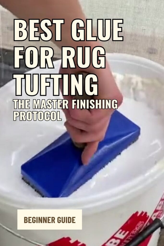 best glue for rug tufting beginners