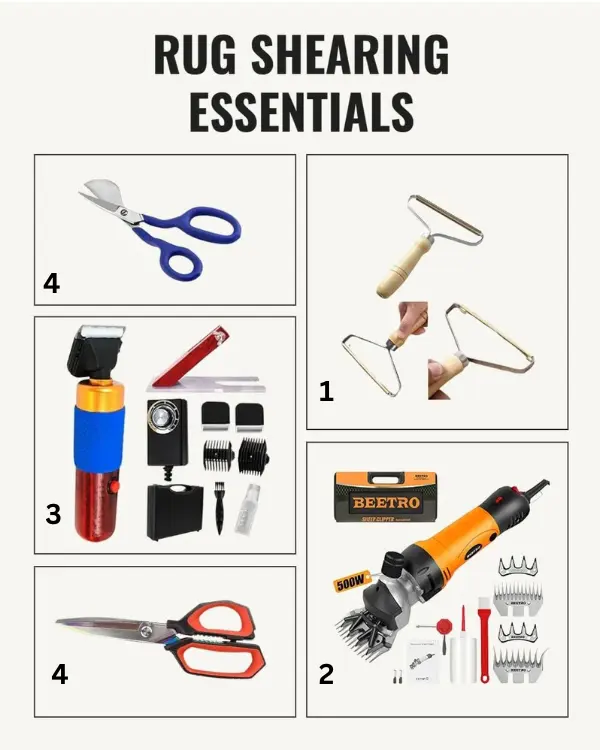 rug shearing tools
